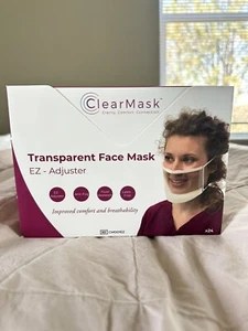 432x New Clear Mask Transparent Face Shield 18 Box of 24 Brand Free Shipping - Picture 1 of 5