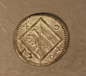 1764 German State Nurnberg 4 Pfennig High Grade Silver - Picture 1 of 2