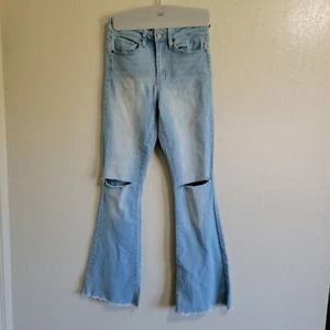 YMI Girls Jeans Size 8 : Blue Color : Flared Jeans : One button Closure :. - Picture 1 of 5