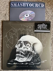 SPITE - DEDICATION TO FLESH(LIMITED EDITION RED WITH BLACK MARBLE SEALED VINYL) - Picture 1 of 3