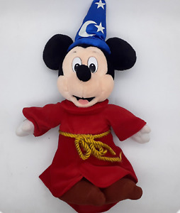 Mickey Mouse Fantasia Sorcerer Walt Disney World Plush Stuffed Wizard