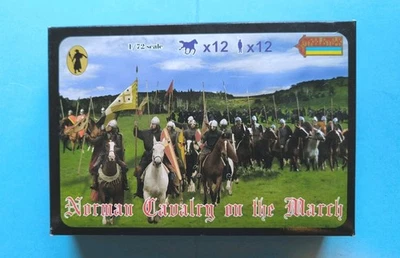 Boîte Neuve Soldats Strelets,ref 070,Normands Cavaliers Moyen Âge,Figurines 1/72 - Photo 1/3