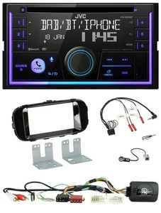 JVC Lenkrad USB 2DIN DAB Bluetooth CD Autoradio für Kia Soul 14-19 Klavierlack A - Bild 1 von 11