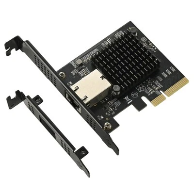 Fast Speed PCIe 4X to Single Port 10Gbps Ethernet Networking Card for Desktop - Image 1 of 4