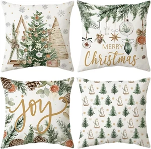 Natale Federe Cuscini Divano 45X45,Federa Copri Cuscino Natalizia Decorativo Cas - Foto 1 di 12
