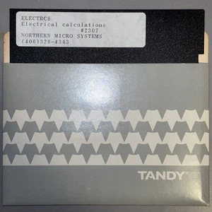 ELECTRC8 Elektrische Berechnungen #2307 | NORTHERN MICRO SYSTEMS | 5,25" Diskette - Bild 1 von 3