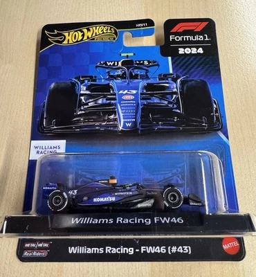 Hot Wheels Premium - Fórmula 1 2024 - #43 Williams Racing - FW46 - F1 Foto 1 de 3