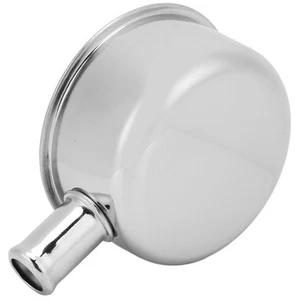 •Round Valve Cover Breather Push In Style Highly Polished Breather Device With - Picture 1 of 12