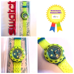 Swatch Scuba Nuovo NOS Bora Bora SDN400 1990 Vintage Orologio da polso Anni 90. - Imagen 1 de 13