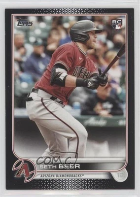 2022 Topps Series 2 Black /71 Seth Beer #345 Rookie RC - Image 1 of 2