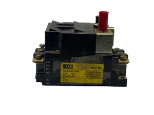 NOS AEG 16A 380, 500, 660V Adjustable Motor Circuit Protector MBS16 910-202-009 - Picture 1 of 6