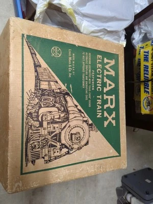 Vintage Louis Marx Electric Train Set 32355 Untested - Image 1 of 4