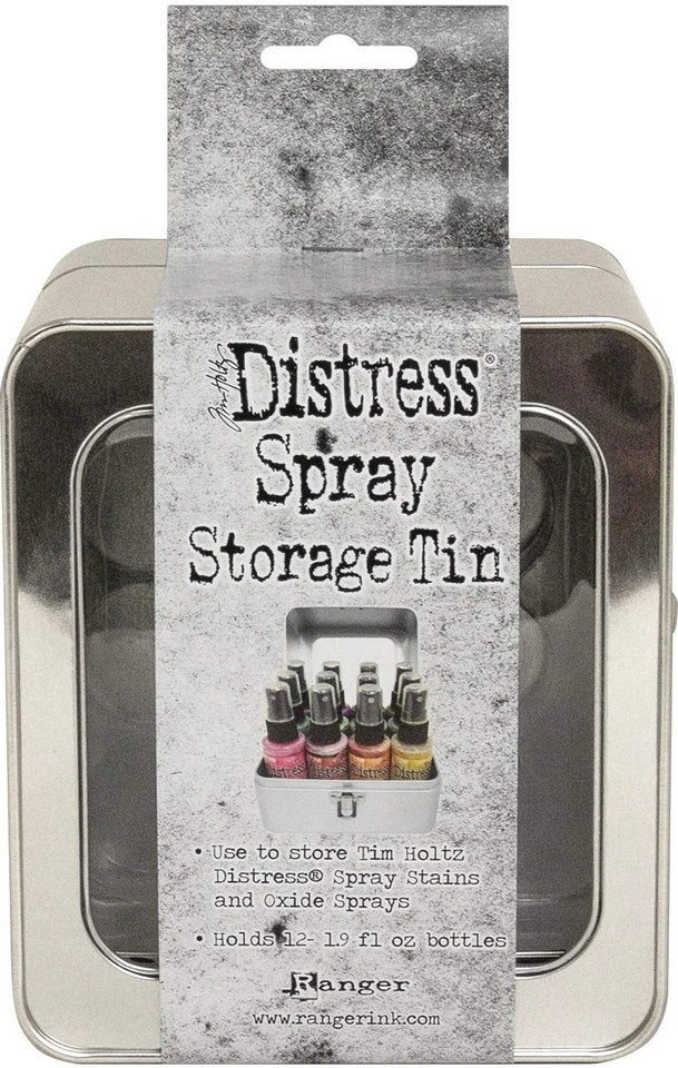 Ranger Tim Holtz Distress Oxide Spray Storage Tin-holds 12