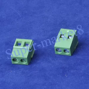 20 piezas 2 polos bloque terminal panel de PCB tornillo universal toma de paso de 5 mm - Imagen 1 de 2