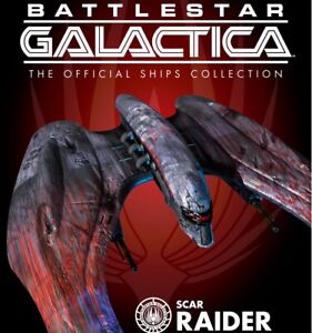 Battlestar Galactica - EagleMoss Cylon Raider SCAR Version PreBuilt Display