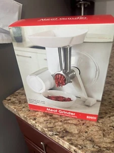 Bosch MUZ6MG2 Meat Grinder; Adapter Leg & 1 sausage stuffer - Metal - Picture 1 of 7