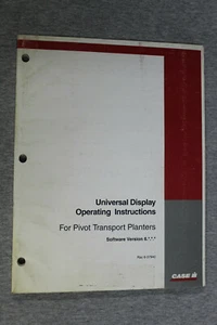 Case-IH 1200-series Pivot Transport Planter Universal Display op manual #6-37940 - Picture 1 of 5