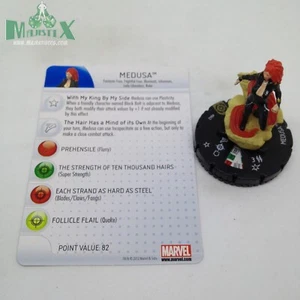 Heroclix Guardianes Galácticos Set Medusa #042 Figura Súper Rara con Tarjeta! - Imagen 1 de 1