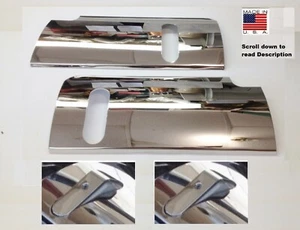 Corvette C5 RADIATOR SHROUD COVER Polished Stainless 4pc 1997-2004 engine chrome - Picture 1 of 6
