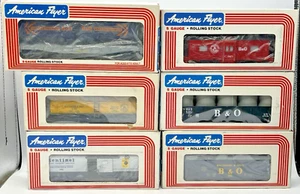 American Flyer S Ga B&O Freight Set in OB's - 9000, 9102, 9201, 9301, 9401, 9702 - Picture 1 of 10