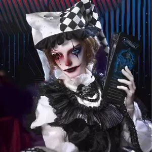 1/3 BJD Puppe SD hübscher männlicher Junge Harz Gelenk Ball Clowns Zirkus Akt vollständiges Set - Bild 1 von 21