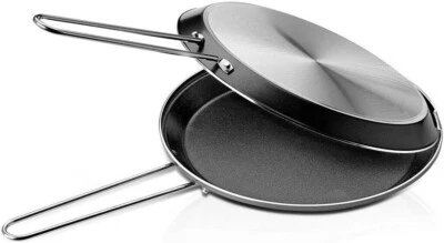 Aeternum Girafrittata 22 cm padella doppia fornetto antiaderente frittata Rotex - Immagine 1 di 4