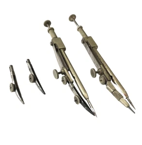 VINTAGE ORIGINAL RICHTER  DRAFTING DRAWING TOOLS COMPASSES , MADE IN GERMANY - Picture 1 of 6
