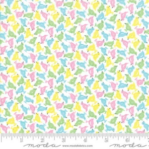 Moda GOOD DAY White/Yellow 22374 11 Quilt Fabric By The Yard - Me & My Sister - Picture 1 of 1