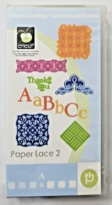 Cricut PAPER LACE 2 Cartridge 2000941 - ***MISSING OVERLAY*** - Bild 1 von 3