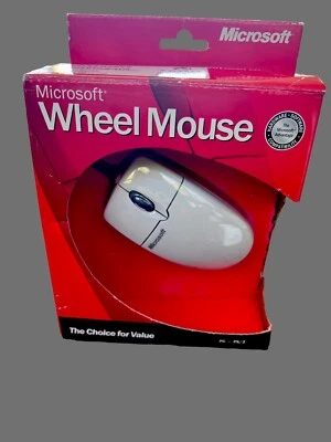 ✨New Item Sealed Vintage Old Stock Microsoft X08-70343 1.0 PS/2 Wheel Mouse - Image 1 of 4