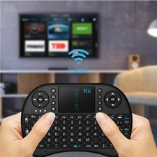 Mini i8 Wireless - Tastiera e mouse touchpad per Smart TV, Mini PC e Console