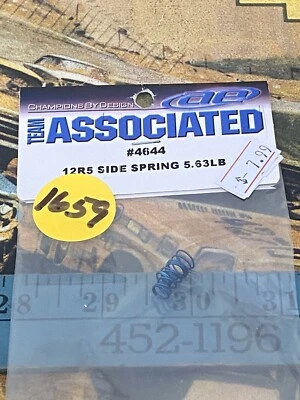 Team Associated 4644 12R5 Side Spring, Blue, 5.63LB NewInPack USA Shipped - Image 1 of 4