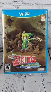 Zelda Wind Waker solo custodia NO GIOCO Nintendo Wii U scatola oro vuota The Legend HD - Foto 1 di 5