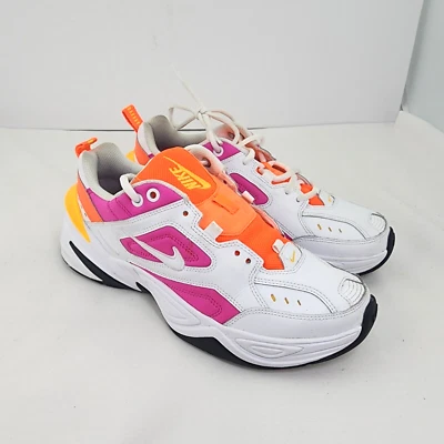 Nike A03108-104 M2K Laser/Fuchsia/White Leather Tennis Sneakers Women 9.5 - Image 1 of 4