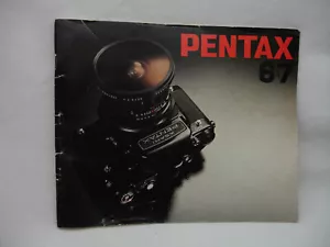 VINTAGE Asahi Pentax 6x7 Medium Format Film Camera booklet / manual - Picture 1 of 5