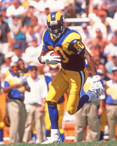 St Louis Rams ISAAC BRUCE Glossy 8x10 Photo Football Print Poster HOF 2020 Cover