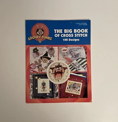 Looney Tunes WB Leisure Arts The Big Book Of Cross Stitch 100 Designs Bugs Bunny - Image 1 of 4