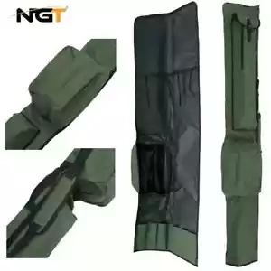 NGT Quickfish 3 + 3 Made Up 12Ft Rod & Reel Holdall Bag Case Carp Fishing - Imagen 1 de 3