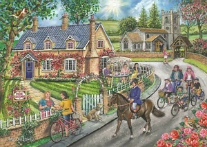 House of Puzzles 1000 piece jigsaw puzzle - Rose Cottage - New & Sealed - Picture 1 of 1