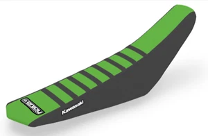 Enjoy Manufacturing Kawasaki Seat Cover KX 125 KX 250 2003 - 2008 Ribbed Logo, B - Picture 1 of 3