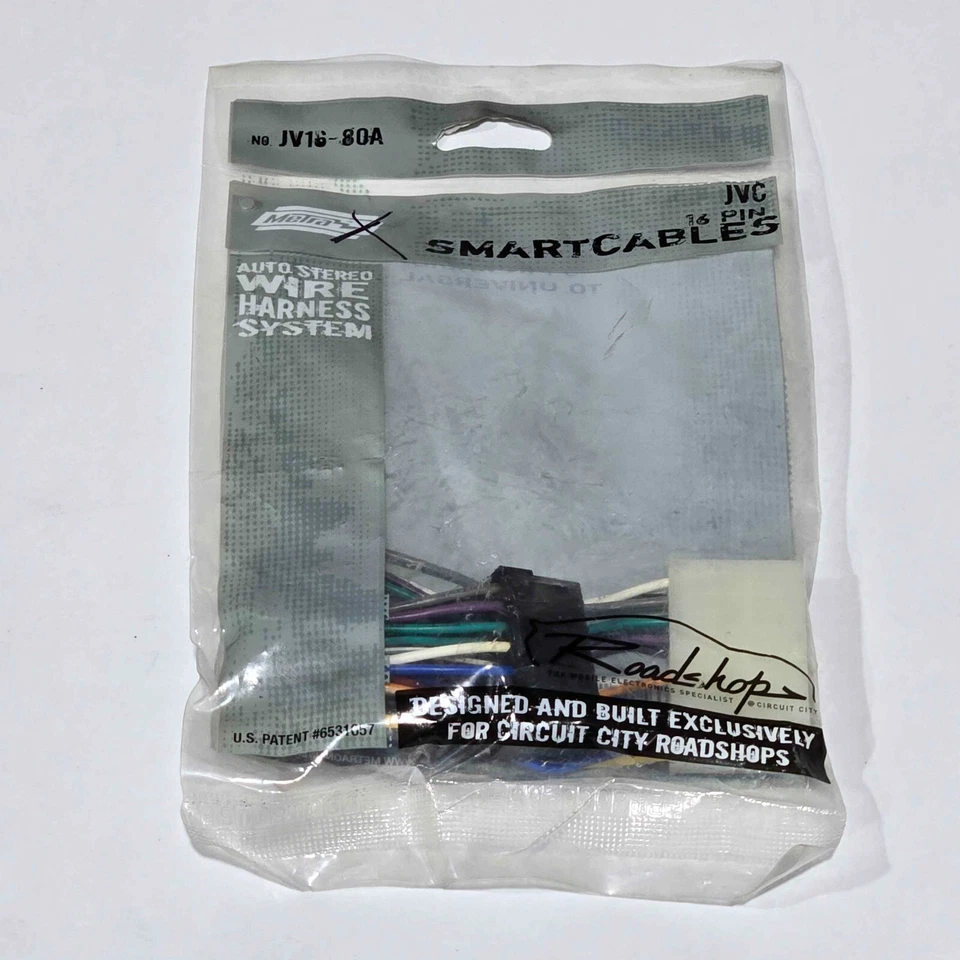 METRA JV16-80A SMARTCABLE ADAPTER JVC 16-PIN RADIO TO UNIVERSAL RADIO HARNESS - Image 1 of 3