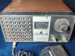 Cobra 85 Dynascan CB Citizens Band 2 Way Radio W Microphone No Power Cord Japan - Photo 1/12
