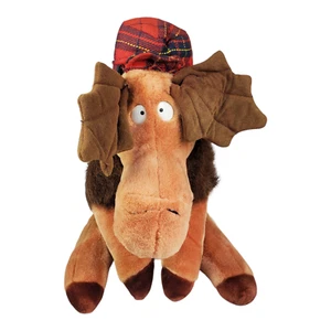 Vintage Murphy The Moose 80's Plush Cabin Holiday Grumpy Hunter Christmas - Picture 1 of 8