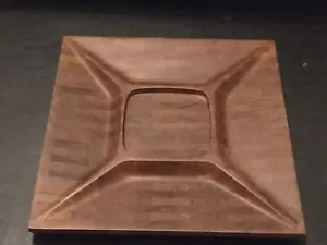 Vintage Digsmed Denmark Mid Century Modern Staved Teak Divided Tray Cheese Board - Bild 1 von 12