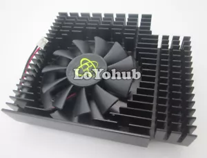 XFX HD5550 HD5570 graphics card Fan with Heatsink 2-Pin - Picture 1 of 6