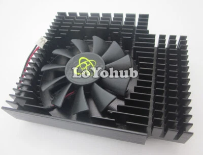 XFX HD5550 HD5570 graphics card Fan with Heatsink 2-Pin - Image 1 of 4