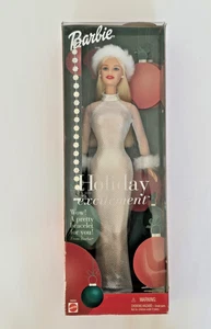 Vintage Mattel Barbie Puppe Holiday Excitement 2001 mit Armband NRFB - Bild 1 von 13
