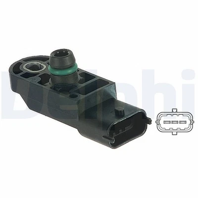 DELPHI Sensor Saugrohrdruck PS10130 für NISSAN FIAT ALFA OPEL VIVARO X83 DACIA 3 - Bild 1 von 4
