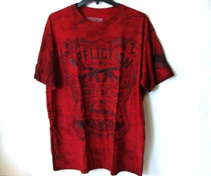 ~ NWT Affliction U.S.A Men's T-Shirt 2XL Freedom Defender American Patriot ~ - Picture 1 of 6