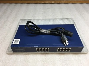 Netgear ProSafe JGS516 v2 16 Port Gigabit Network Switch with PWR Cable incl. - Picture 1 of 8